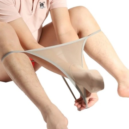New Men Sexy Ultra-thin Seamless Sheer Transparent Elastic Pantyhose P New Men Sexy Ultra-thin Seamless Sheer Transparent Elastic Pantyhose P