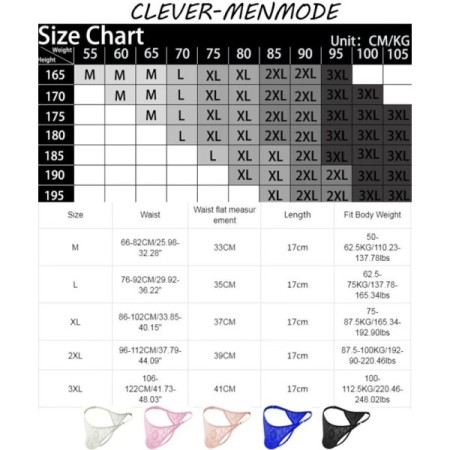 Men's Sexy Lace Thong Side Buckle Adjustable Strap G-String Underwear Men's Sexy Lace Thong Side Buckle Adjustable Strap G-String Underwear
