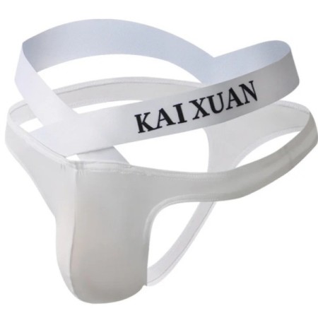 Men's Underwear Sexy Jockstrap Pouch Cuecas Man Ice Silk Panties Thong Men's Underwear Sexy Jockstrap Pouch Cuecas Man Ice Silk Panties Thong
