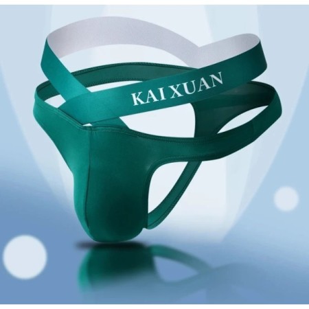 Men's Underwear Sexy Jockstrap Pouch Cuecas Man Ice Silk Panties Thong Men's Underwear Sexy Jockstrap Pouch Cuecas Man Ice Silk Panties Thong