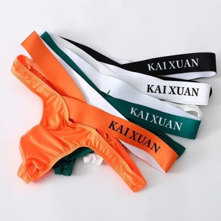 Men's Underwear Sexy Jockstrap Pouch Cuecas Man Ice Silk Panties Thong Men's Underwear Sexy Jockstrap Pouch Cuecas Man Ice Silk Panties Thong