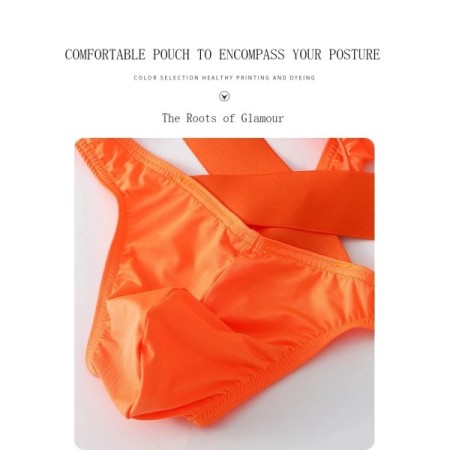 Men's Underwear Sexy Jockstrap Pouch Cuecas Man Ice Silk Panties Thong Men's Underwear Sexy Jockstrap Pouch Cuecas Man Ice Silk Panties Thong