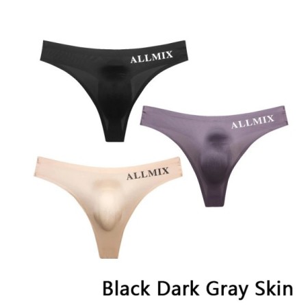 3 PCS Sexy Transparent Underwear Men Thongs Sports Fitness Letter Thin 3 PCS Sexy Transparent Underwear Men Thongs Sports Fitness Letter Thin