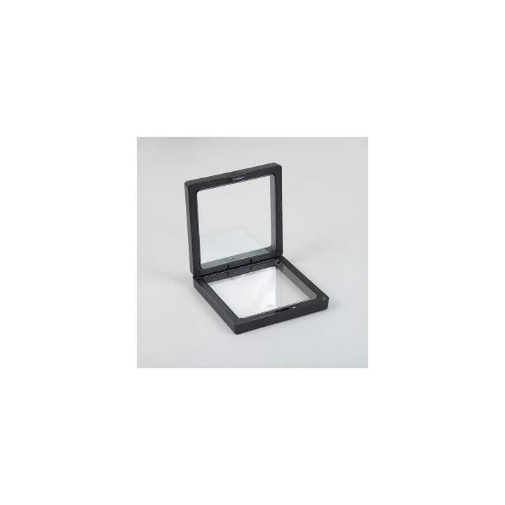 Small 3D Floating Frame Display 7x7cm - Black