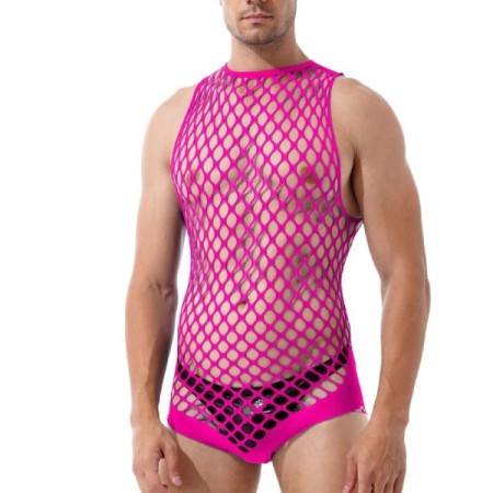 Male Sexy Lingerie Men's Fishnet Bodysuit Hollow Out Underwear Mesh Sl Male Sexy Lingerie Men's Fishnet Bodysuit Hollow Out Underwear Mesh Sl