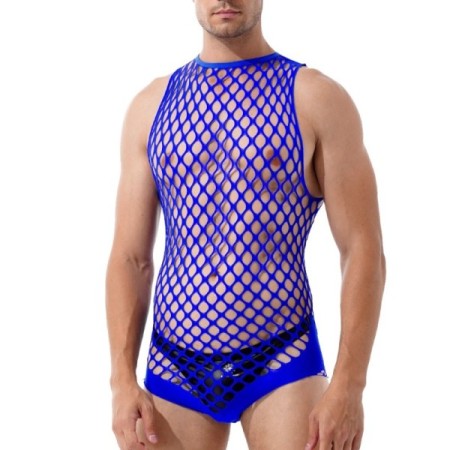 Male Sexy Lingerie Men's Fishnet Bodysuit Hollow Out Underwear Mesh Sl Male Sexy Lingerie Men's Fishnet Bodysuit Hollow Out Underwear Mesh Sl