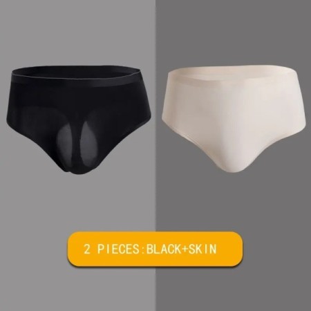 Men's Bikini High Waist Underwear Sexy Ice Silk T-Back G-String Briefs Men's Bikini High Waist Underwear Sexy Ice Silk T-Back G-String Briefs