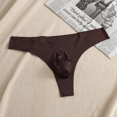 Penis Pouch Briefs Men Sexy Ice Silk Seamless Underwear Male Traceless Penis Pouch Briefs Men Sexy Ice Silk Seamless Underwear Male Traceless