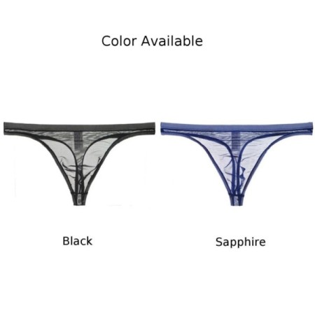 Men's panties Sheer Mesh Ultrathin Ice Silk Thongs for Men Breathable Men's panties Sheer Mesh Ultrathin Ice Silk Thongs for Men Breathable