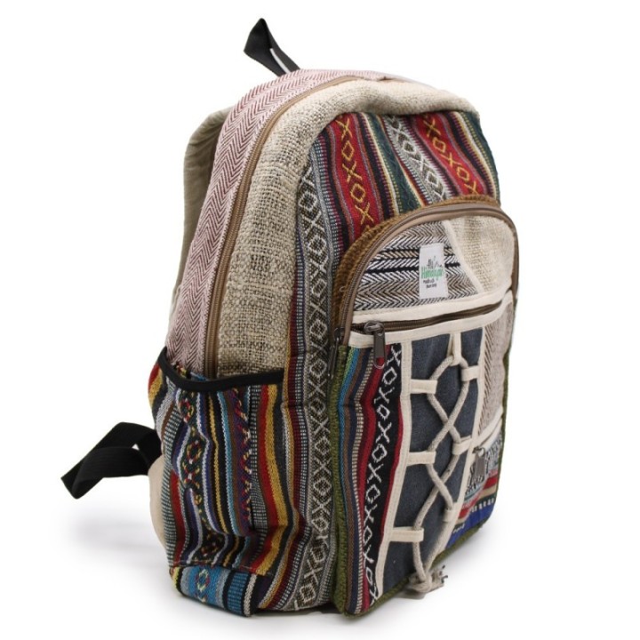 Large Backpack - Rope & Pockets Style