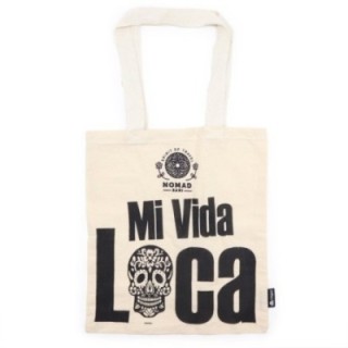 Iconic Basic Tote Bag - Mi Vida Loca - Natural 4oz