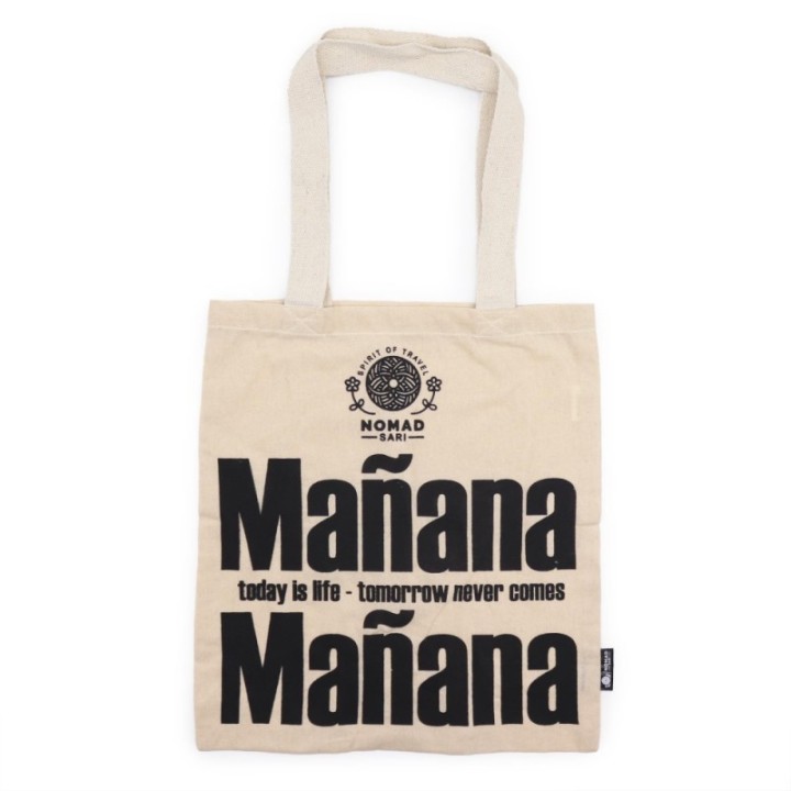 Iconic Basic Tote Bag - Ma├▒ana Ma├▒ana - Natural 4oz