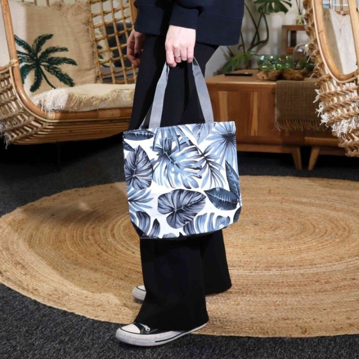Tropical Handy Quick Shop Bag - (assorted designs) - 32x23x10cm