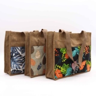 Tropical Market Shopping Bag - (assorted designs) - 40x30x9cm