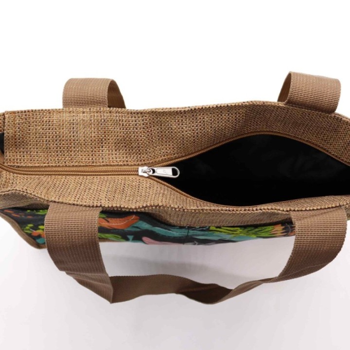 Tropical Market Shopping Bag - (assorted designs) - 40x30x9cm