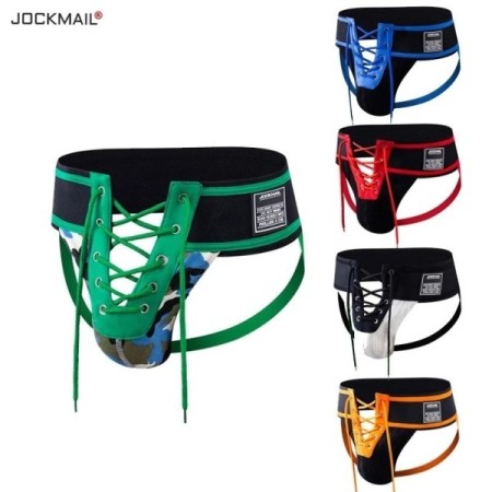 Jockmail Sexy Thong Men Jockstrap Underwear Lacing Camouflage Green,3. Jockmail Sexy Thong Men Jockstrap Underwear Lacing Camouflage Green,3.