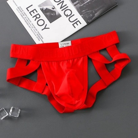 Men's Cotton JockStraps male Underwear Briefs Sexy G-String underpants