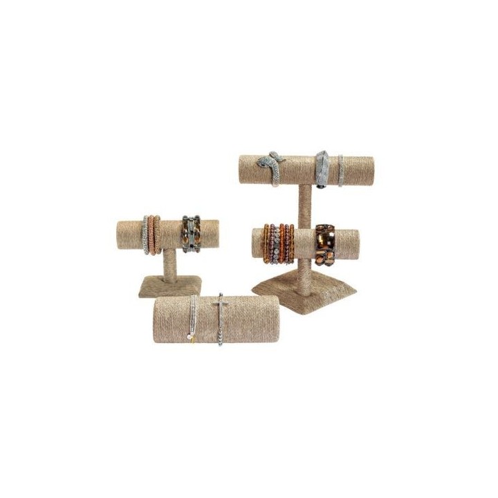 Small Bangle "T" Stand - Chocolate