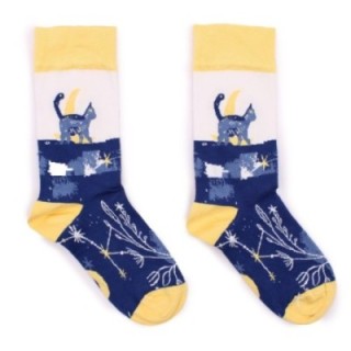 Hop Hare Bamboo Socks S/M - Psychedelic Evil Eye