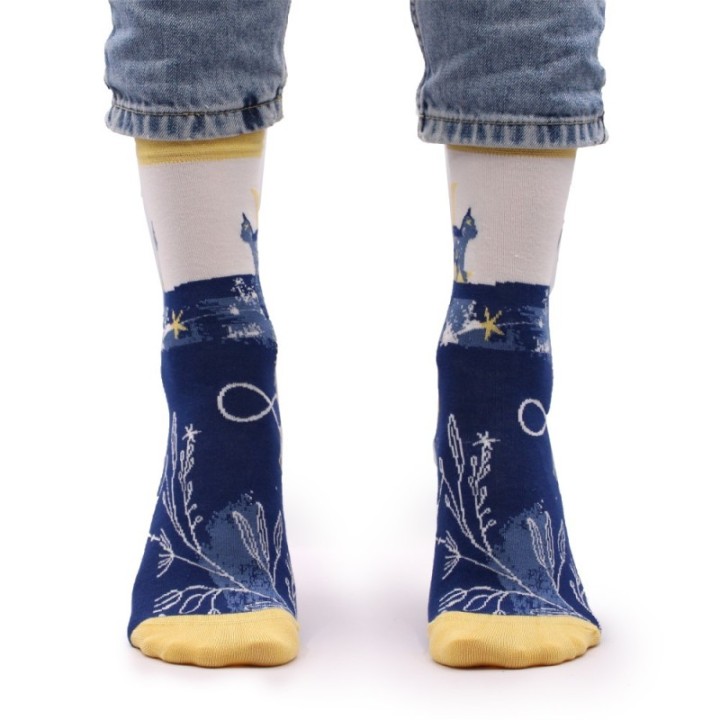 Hop Hare Bamboo Socks S/M - Psychedelic Evil Eye