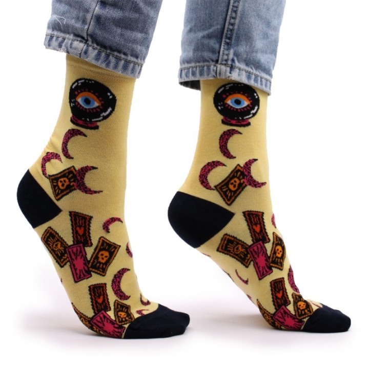Hop Hare Bamboo Socks S/M - Midnight Cat