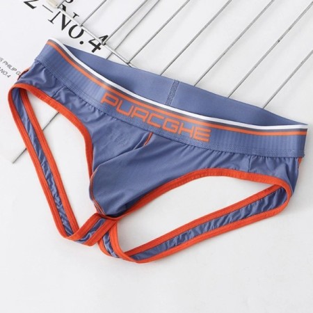 Sexy Men Thong Underwear Jockstraps Crotchless Underpants Low Waist Bi Sexy Men Thong Underwear Jockstraps Crotchless Underpants Low Waist Bi