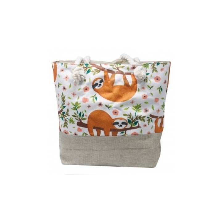 Rope Handle Bag - Sloths