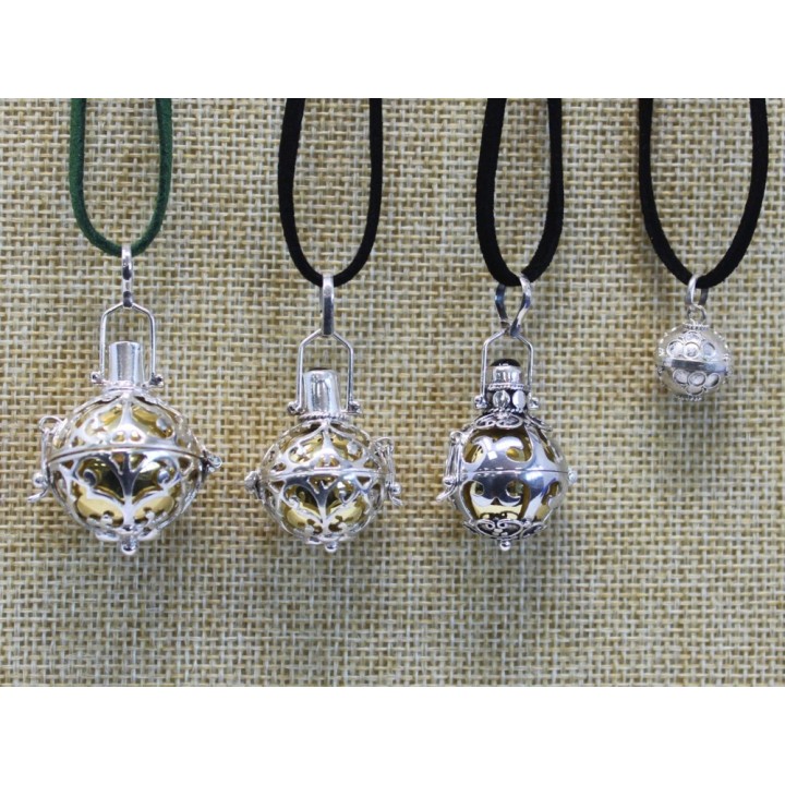 Silver Angel Bell - Healing - 23mm