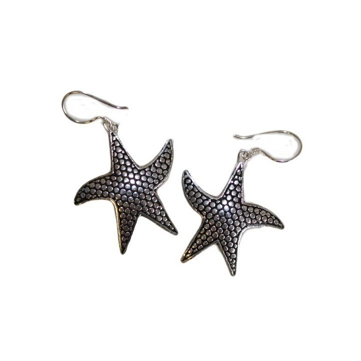 Silver Earrings - Star Fish