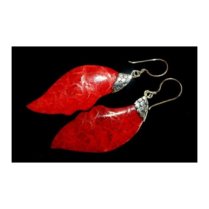 925 Silver Earrings - Leaf Drop