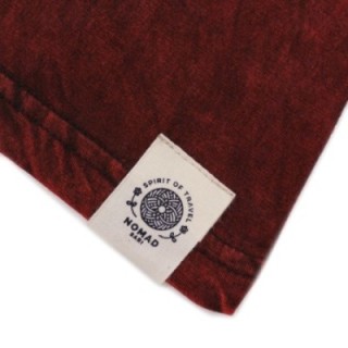 Small Stone Washed T-Shirt - Mandala - Maroon