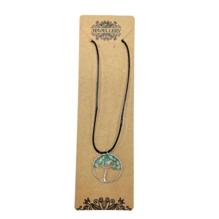 Tree of Life Pendant - Jade