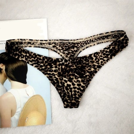 Brand Mens Pouch Bikini Underwear Leopard Printed Bulge Thong Men Plus Brand Mens Pouch Bikini Underwear Leopard Printed Bulge Thong Men Plus