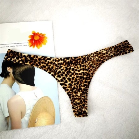 Brand Mens Pouch Bikini Underwear Leopard Printed Bulge Thong Men Plus Brand Mens Pouch Bikini Underwear Leopard Printed Bulge Thong Men Plus