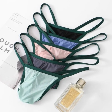 Low Waist Breathable G-Strings & Thongs for Men Sexy and Quick-drying Low Waist Breathable G-Strings & Thongs for Men Sexy and Quick-drying
