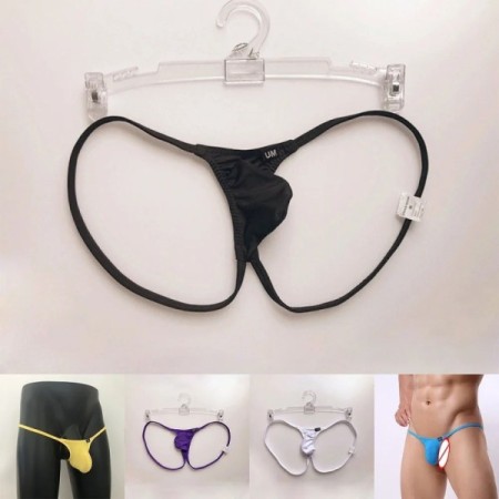 Bare Buttocks Panties Men Ice Silk Thin Jock Strap Supporter Backless Bare Buttocks Panties Men Ice Silk Thin Jock Strap Supporter Backless