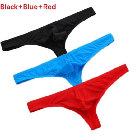 3Pcs/set Ice Silk Panties Ultra-thin T-Back Tanga Breathable Underpant 3Pcs/set Ice Silk Panties Ultra-thin T-Back Tanga Breathable Underpant