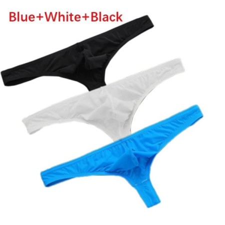 3Pcs/set Ice Silk Panties Ultra-thin T-Back Tanga Breathable Underpant 3Pcs/set Ice Silk Panties Ultra-thin T-Back Tanga Breathable Underpant
