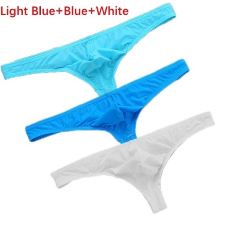 3Pcs/set Ice Silk Panties Ultra-thin T-Back Tanga Breathable Underpant 3Pcs/set Ice Silk Panties Ultra-thin T-Back Tanga Breathable Underpant
