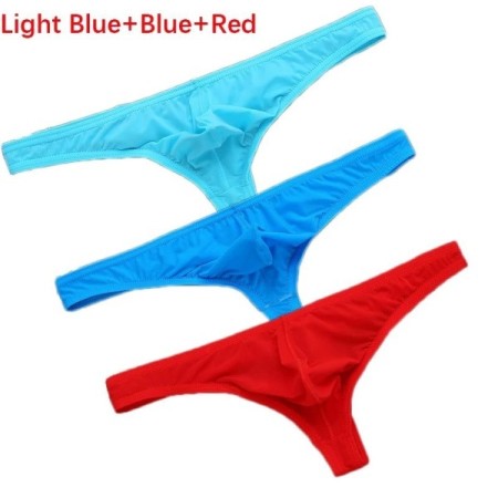 3Pcs/set Ice Silk Panties Ultra-thin T-Back Tanga Breathable Underpant 3Pcs/set Ice Silk Panties Ultra-thin T-Back Tanga Breathable Underpant