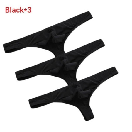 3Pcs/set Ice Silk Panties Ultra-thin T-Back Tanga Breathable Underpant 3Pcs/set Ice Silk Panties Ultra-thin T-Back Tanga Breathable Underpant