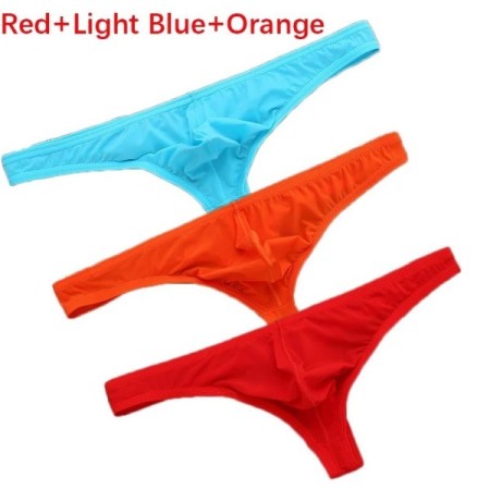 3Pcs/set Ice Silk Panties Ultra-thin T-Back Tanga Breathable Underpant 3Pcs/set Ice Silk Panties Ultra-thin T-Back Tanga Breathable Underpant