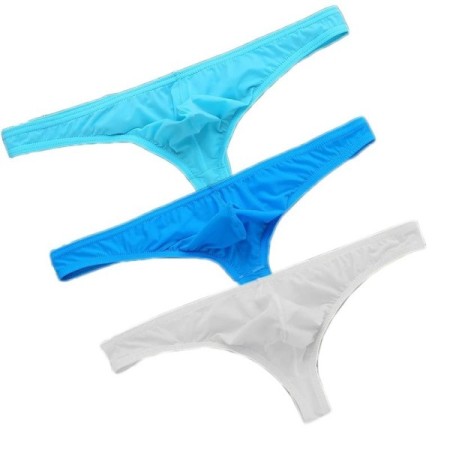 3Pcs/set Ice Silk Panties Ultra-thin T-Back Tanga Breathable Underpant 3Pcs/set Ice Silk Panties Ultra-thin T-Back Tanga Breathable Underpant