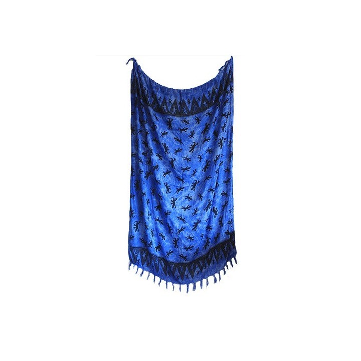 Bali Gecko Sarongs - Blue
