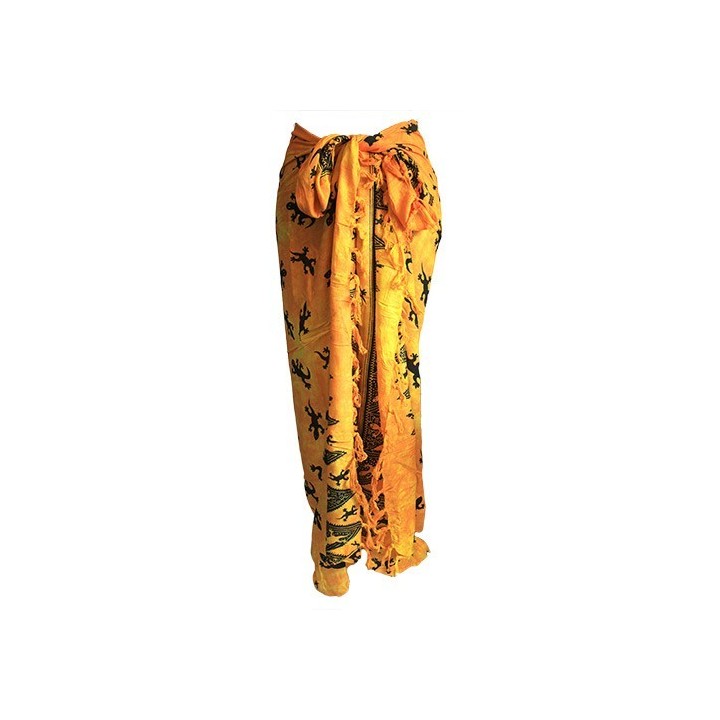 Bali Gecko Sarongs - Yellow