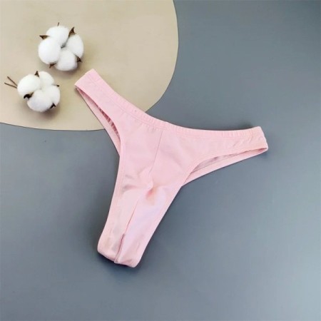 Sexy Thongs Underwear for Men Bikini Briefs Shorts BIG U-convex Pouch 