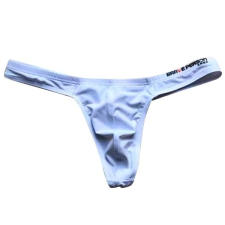 Men's underwear youth low rise sexy silky nylon thong men's T-pants