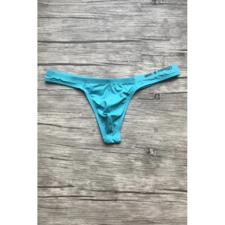 Men's underwear youth low rise sexy silky nylon thong men's T-pants