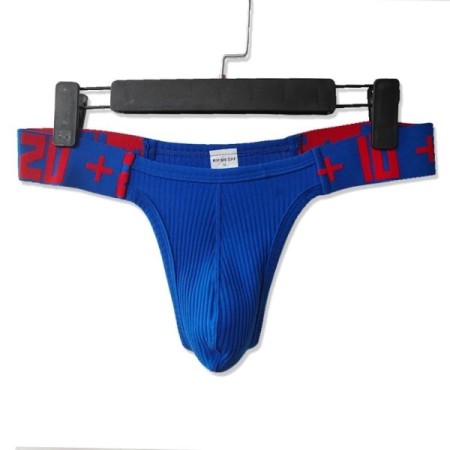 Sexy Men's Thongs Cotton Low Waist Bulge Pouch Elastic Thongs Underwea Sexy Men's Thongs Cotton Low Waist Bulge Pouch Elastic Thongs Underwea