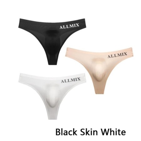 3 PCS Sexy Transparent Underwear Men Thongs Sports Fitness Letter Thin 3 PCS Sexy Transparent Underwear Men Thongs Sports Fitness Letter Thin